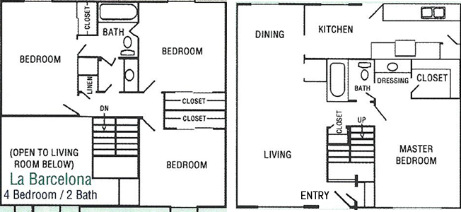 La Barcelona - Four Bedroom / Two Bath*